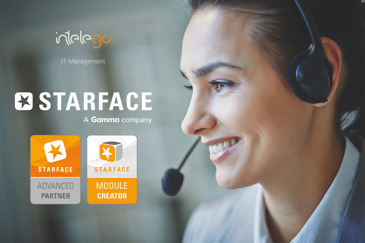 STARFACE Partner-Kompetenz mit Headset-Mitarbeiterin